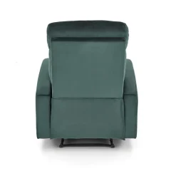 Fotel rozkładany recliner Veral welwet zielony