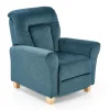 Fotel rozkładany recliner Darb niebieski