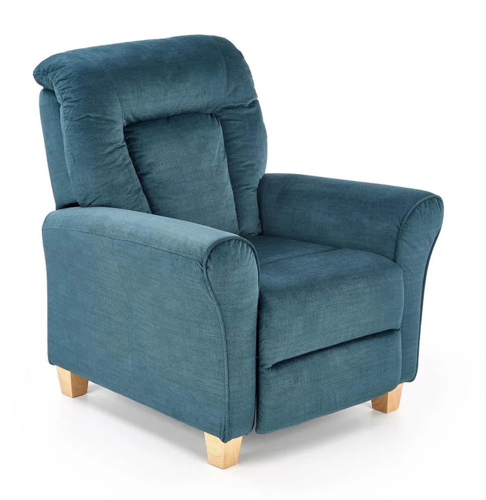 Fotel rozkładany recliner Darb niebieski