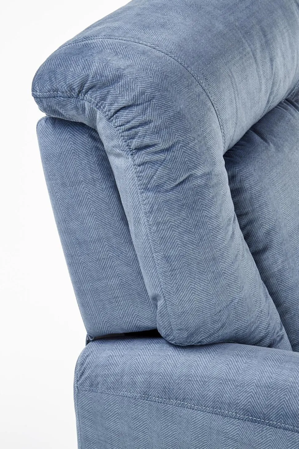 Fotel rozkładany recliner Darb niebieski