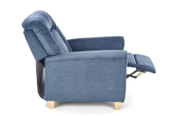 Fotel rozkładany recliner Darb niebieski