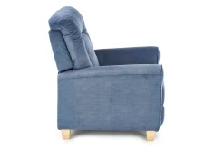 Fotel rozkładany recliner Darb niebieski