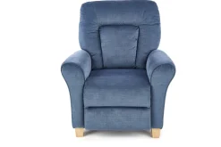 Fotel rozkładany recliner Darb niebieski