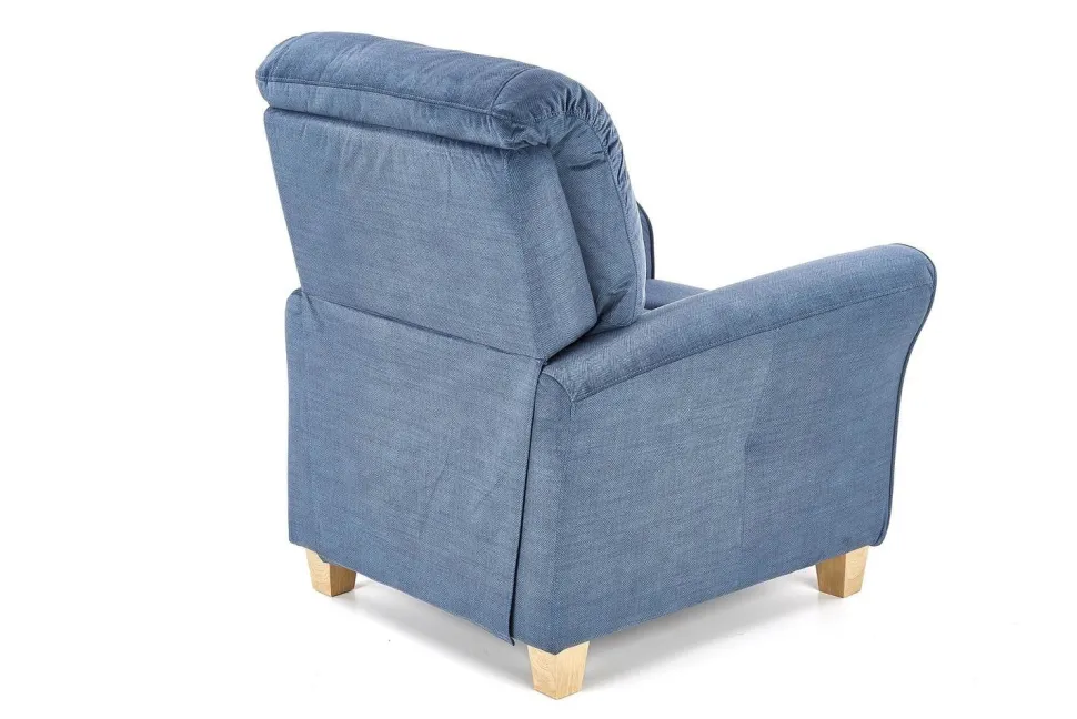 Fotel rozkładany recliner Darb niebieski