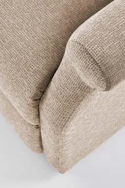 Fotel rozkładany recliner Nagu masujący beżowy