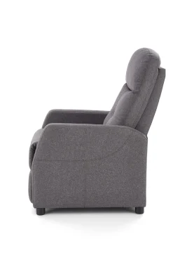 Fotel rozkładany recliner Dativo szary
