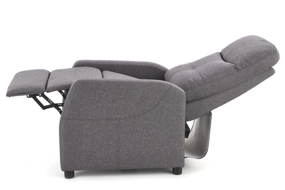 Fotel rozkładany recliner Dativo szary