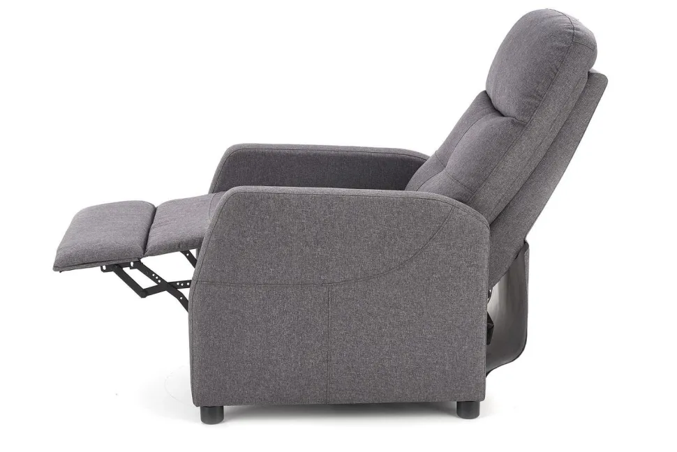Fotel rozkładany recliner Dativo szary