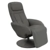 Fotel rozkładany recliner Gotebord szary
