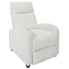 Fotel rozkładany Recliner Dream biały     sztruks