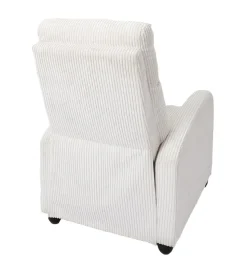 Fotel rozkładany Recliner Dream biały     sztruks