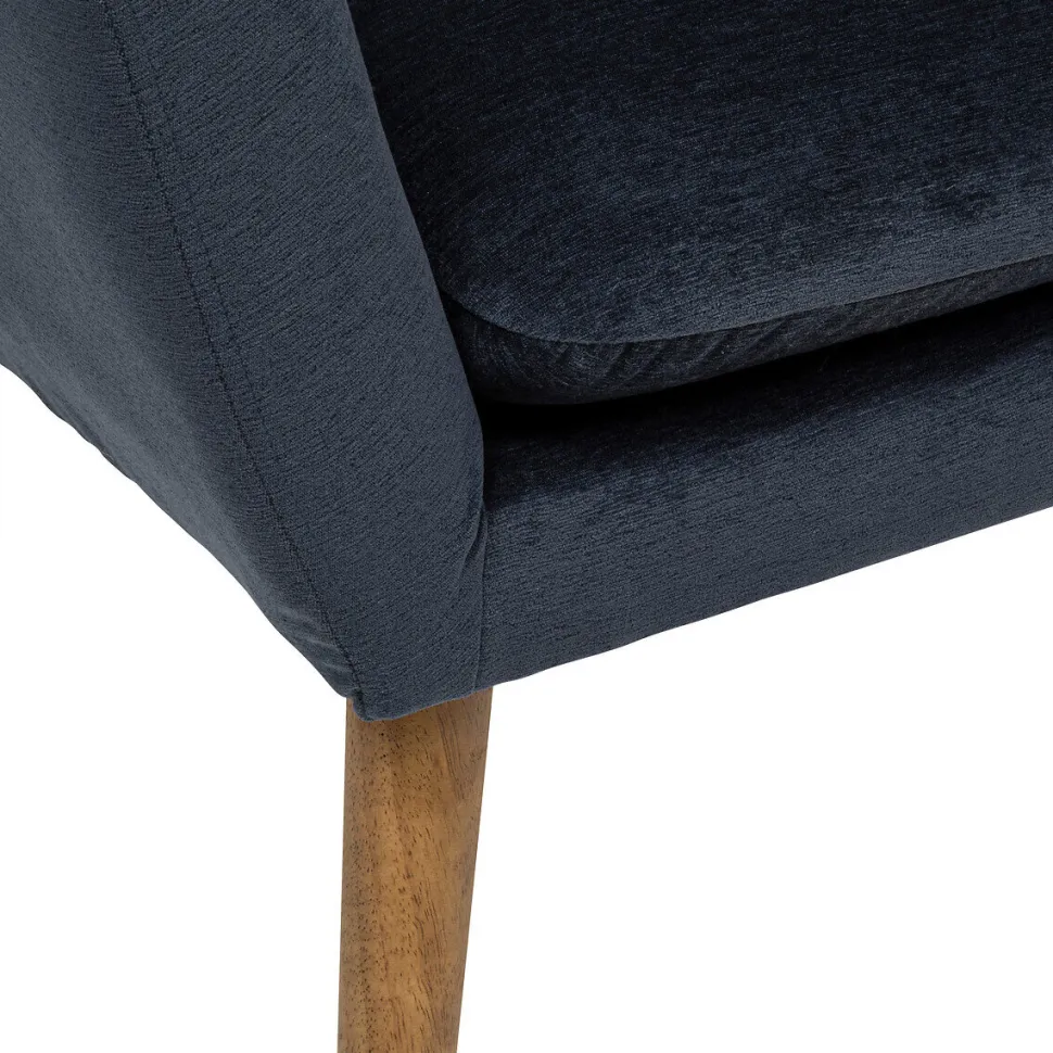 Fotel Sinel granatowy