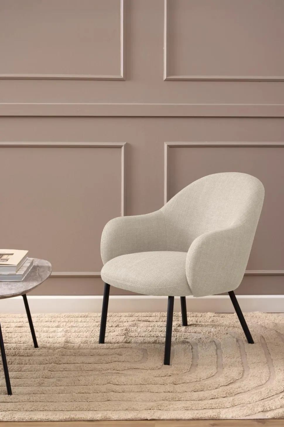 Fotel Spencer beżowy Basel 24