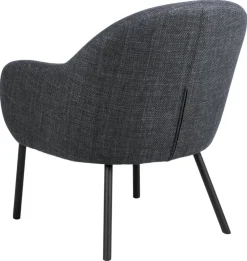 Fotel Spencer szary ciemny Basel 19