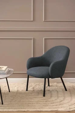 Fotel Spencer szary ciemny Basel 19