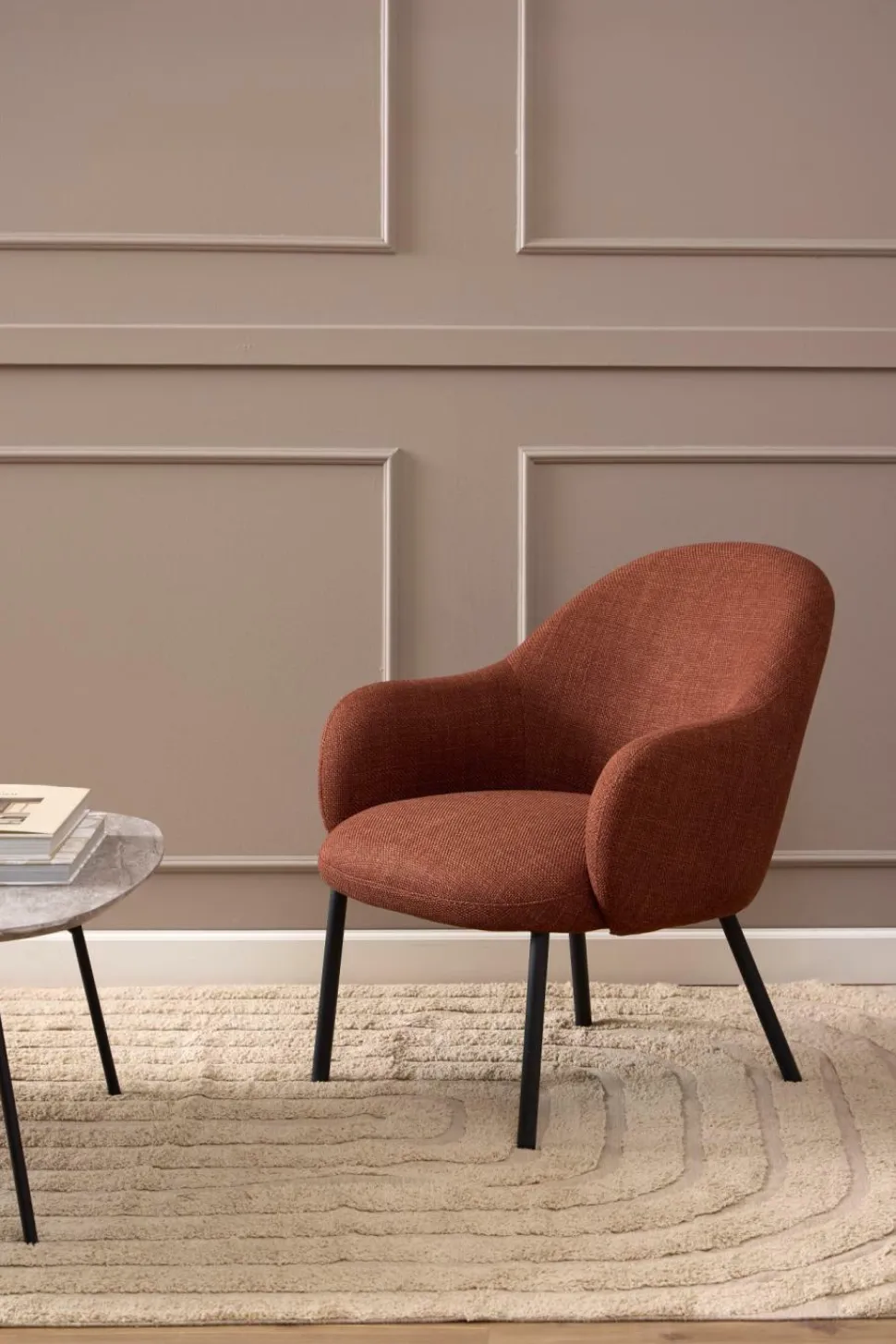 Fotel Spencer terakotowy Basel 44