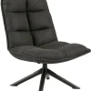Fotel Storm antracytowy tapicerowany