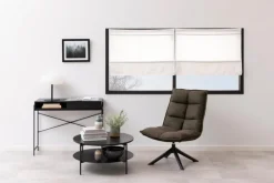 Fotel Storm antracytowy tapicerowany