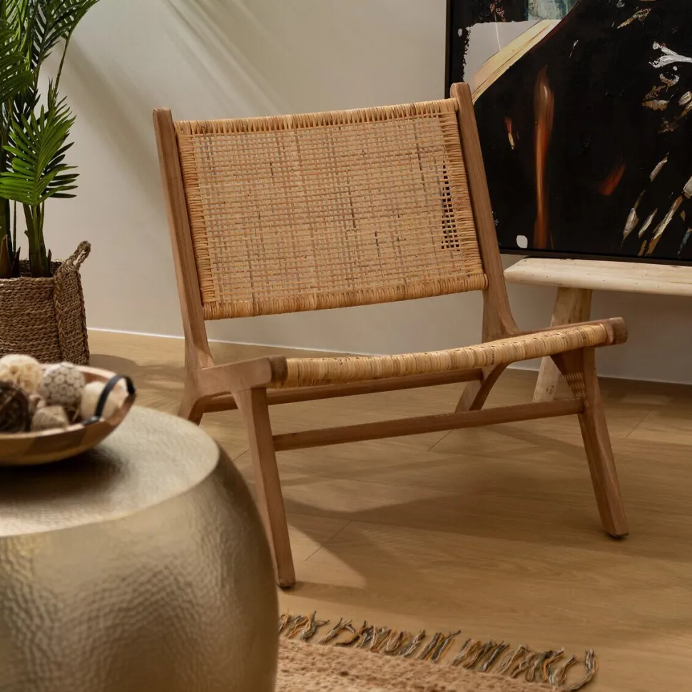Fotel Timor naturalny rattan