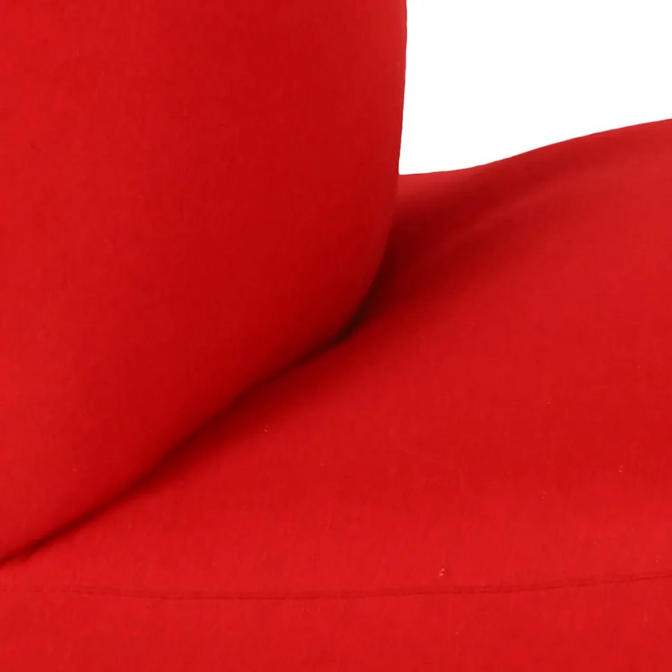 Fotel Usta 1 czerwony tapicerowany