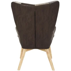 Fotel uszak Helsinki brązowy patchwork