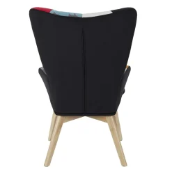 Fotel uszak Helsinki multikolor patchwork
