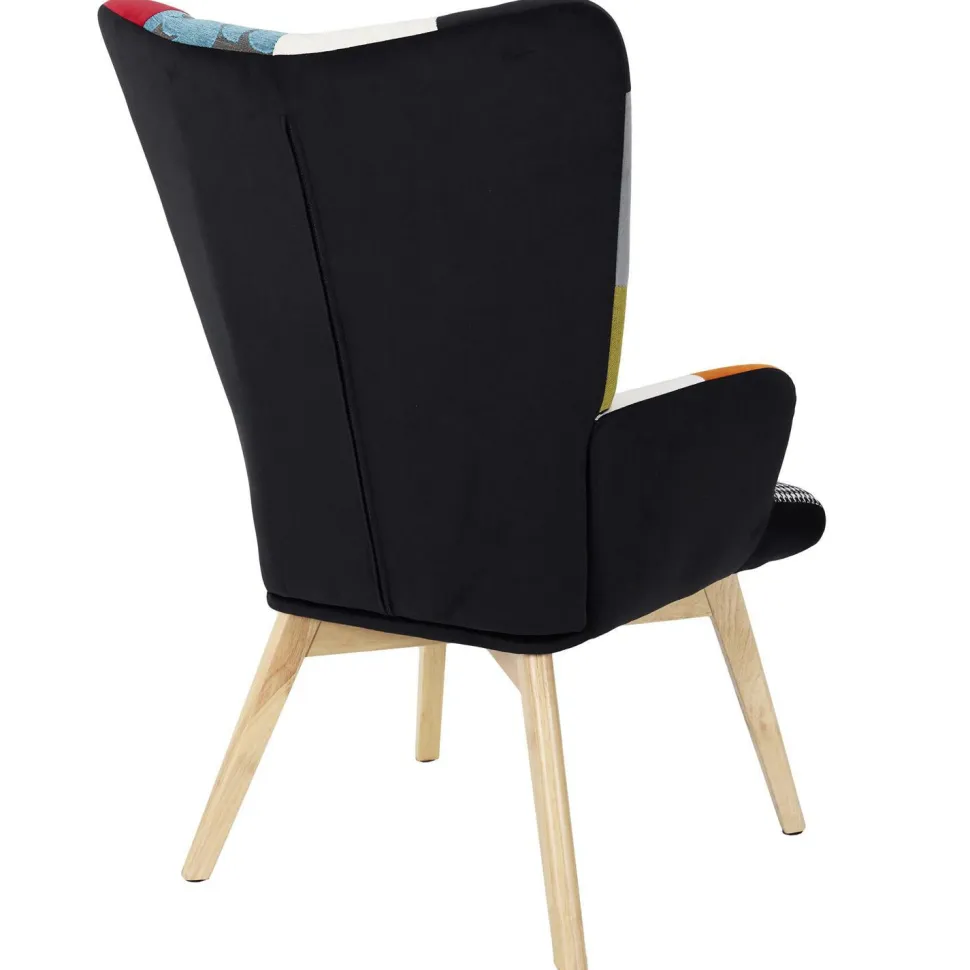 Fotel uszak Helsinki multikolor patchwork