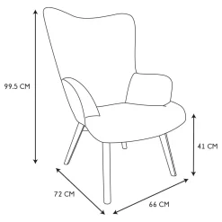 Fotel uszak Helsinki multikolor patchwork