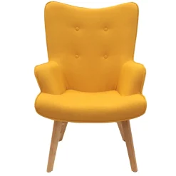 Fotel uszak Helsinki żółty