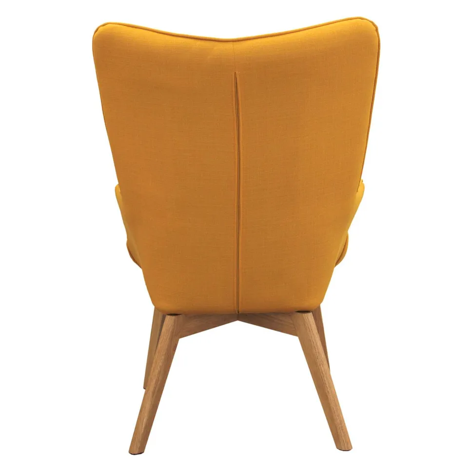 Fotel uszak Helsinki żółty