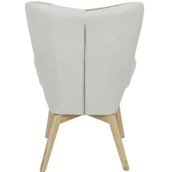 Fotel uszak Helsinki żółty patchwork