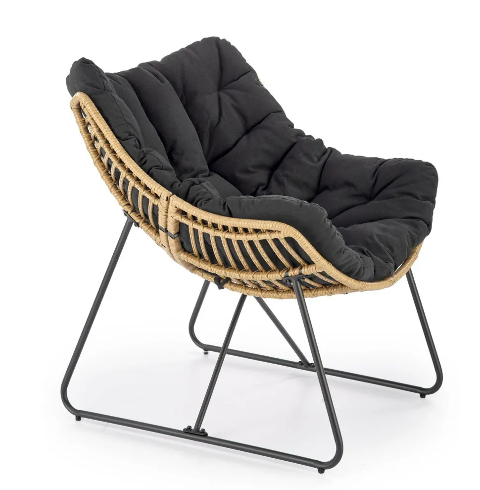 Fotel Vasari rattan na płozach