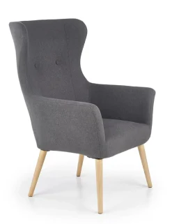 Fotel wypoczynkowy Damar szary ciemny