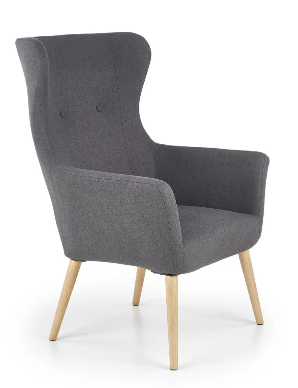 Fotel wypoczynkowy Damar szary ciemny