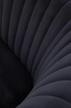 Fotel wypoczynkowy Dargo czarny/ złoty