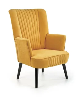 Fotel wypoczynkowy Darli żółty