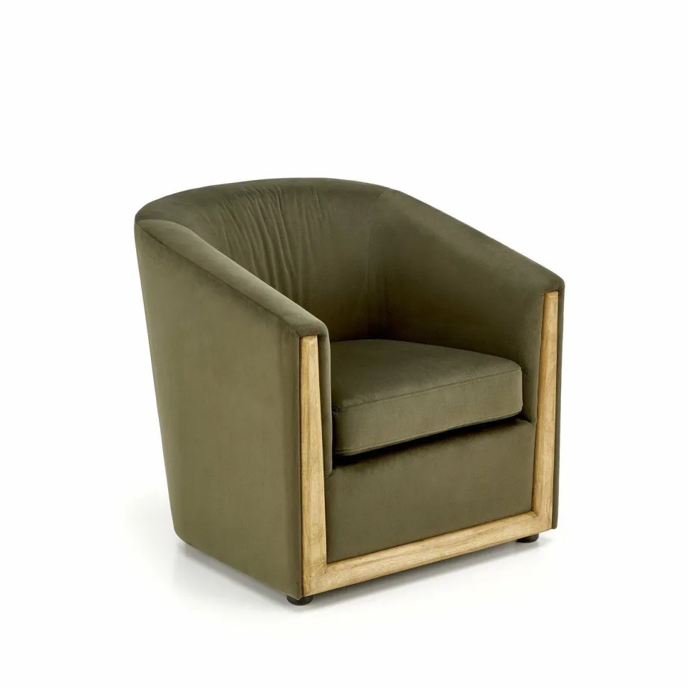 Fotel wypoczynkowy Dasman zielony