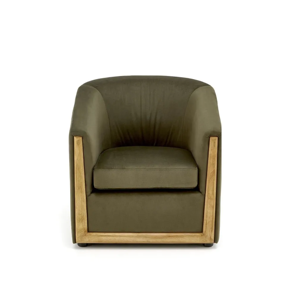 Fotel wypoczynkowy Dasman zielony