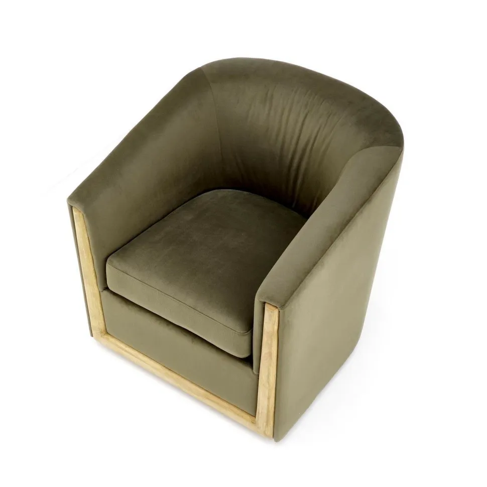 Fotel wypoczynkowy Dasman zielony