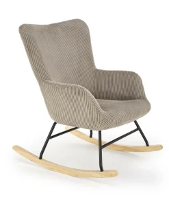 Fotel wypoczynkowy Donelia na biegunach   szary