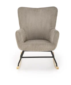 Fotel wypoczynkowy Donelia na biegunach   szary