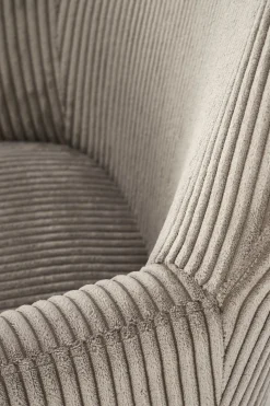 Fotel wypoczynkowy Donelia na biegunach   szary