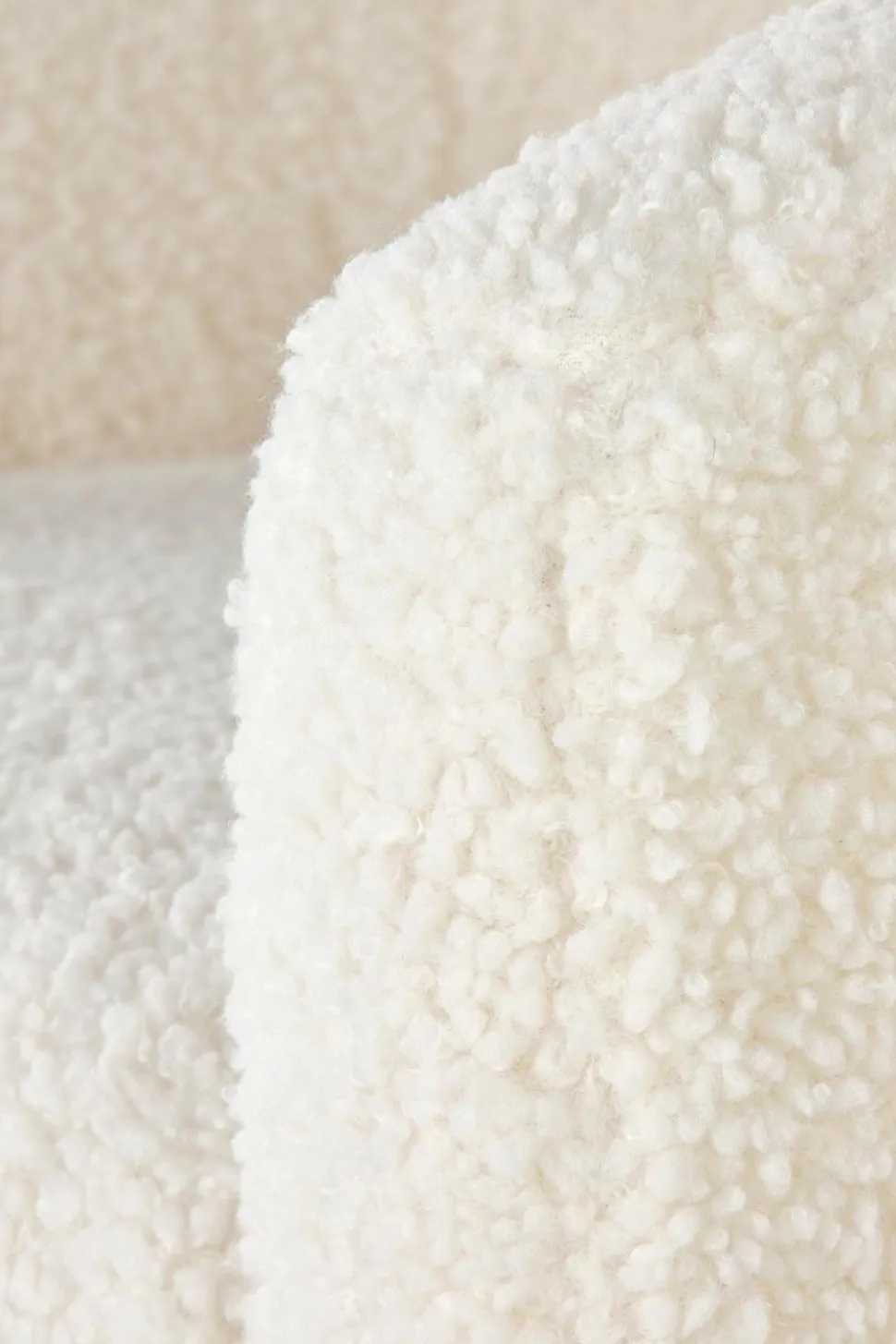 Fotel wypoczynkowy Eder kremowy/ złoty