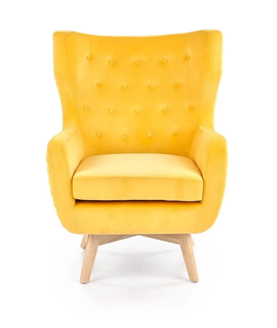 Fotel wypoczynkowy Farys żółty