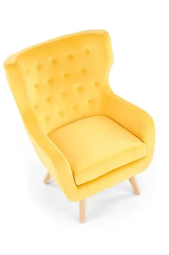 Fotel wypoczynkowy Farys żółty
