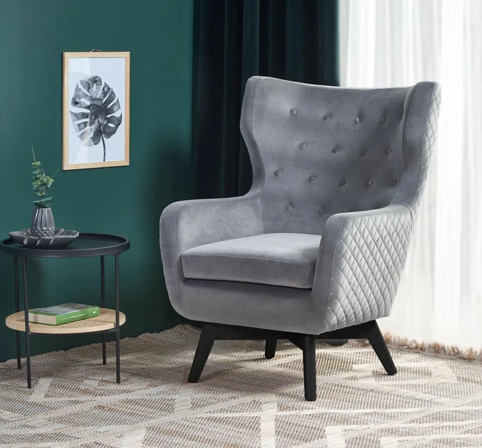 Fotel wypoczynkowy Farys szary