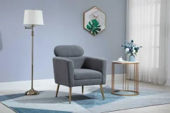 Fotel wypoczynkowy Ginger szary