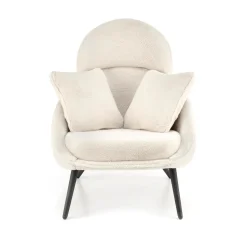 Fotel wypoczynkowy Gloris kremowy