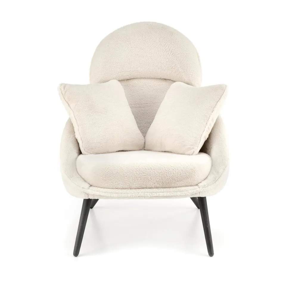 Fotel wypoczynkowy Gloris kremowy