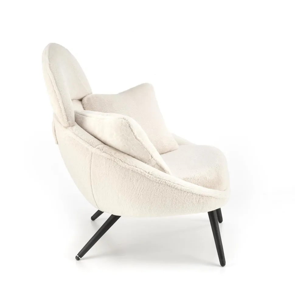 Fotel wypoczynkowy Gloris kremowy